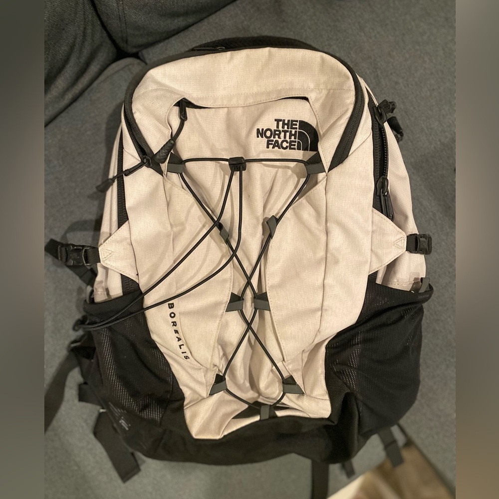 The North Face Borealis Backpack Women's Dove Grey Light Heather/TNF Black